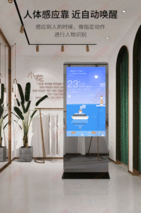 hiseeview 43 zoll digital signage touch Smart Floor <b>Standing</b>, Vertical Advertising Display Screen for Sports and home - Product Image 5