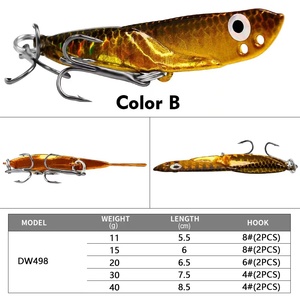 10g15g20g30g40g Pesca Vertical Jigging Metal Plomo Señuelo Resplandor Pesca en agua salada Jigs Señuelos de Pesca (viejo) - Product Image 2