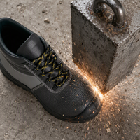 Chaussures de sécurité polyvalentes CE S3, tige en cuir, embout en acier, anti-écrasement, anti-perforation, bottes de travail, logo personnalisable