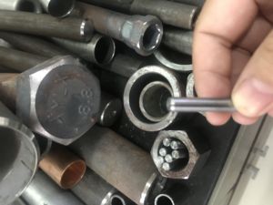 Bộ định tuyến vòng thép cây không gỉ mùa xuân kết thúc mang <span class=keywords><strong>Coupler</strong></span> Hex khai thác cắt M10 và edger Ice Cream Sticks chamfering máy - Product Image 2