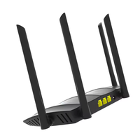 Router Inalámbrico TENDA AC8 Gigabit de Doble Banda con 4 Antenas de 6dBi, Router AC1200 Más Vendido con Equipo de Fibra Óptica WiFi Externo