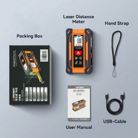 Mètre à ruban numérique Sndway, outil de mesure précis, niveau laser croisé vert, ruban de 3 m avec télémètre pour la construction