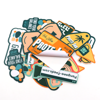Etiquetas Adhesivas de Vinilo Transparente Premium con Logotipo Impreso Personalizado, Etiquetas Adhesivas Troqueladas para Diseños Personalizados, Manualidades, Embalaje y Regalos