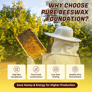 Factory Direct Pure <b>Beeswax</b> Foundation <b>Sheet</b> Natural Wax Comb Base Beehive Frame Supplies Wholesale - Product Image 5