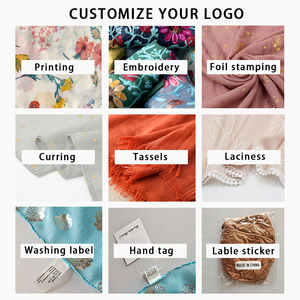 Phụ Nữ Của Thời Trang Dài Khăn Choàng <span class=keywords><strong>Leopard</strong></span> In Jacquard Pashmina Khăn Mùa Đông Ấm Tua Lớn Chiếc Khăn Mềm Sang Trọng Cashmere Khăn - Product Image 6