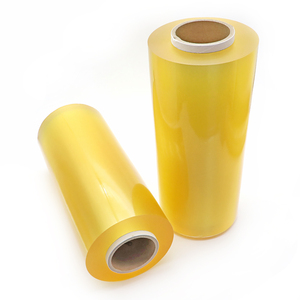 18 ''PVC transparente Catering Stretch Cling Film Meat Baklawa Food Wrap 450mm X 1500m cada rollo - Product Image 3