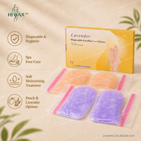 Masque hydratant jetable pour les pieds au paraffine saveur pêche OEM pour la réparation des talons rugueux, secs et gercés – Idéal pour les salons