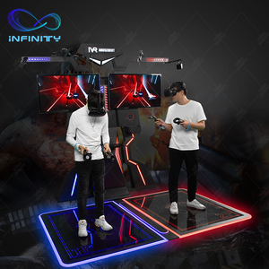 VR Trò chơi bắn súng thực tế ảo mô phỏng nền tảng trò chơi trẻ em miễn phí chiến đấu nhiều người chơi đi bộ nền tảng cho công viên chủ đề bán hàng - Product Image 3