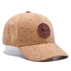 Gorra de béisbol de corcho ecológica para hombre, gorra de béisbol de cuero de alta calidad personalizada reciclada con logotipo - Product Image 3