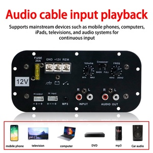 <span class=keywords><strong>Amplificador</strong></span> de Potencia de Audio para Auto Zhengying Home de <span class=keywords><strong>100W</strong></span> HiFi Estéreo con Bajos, Mini <span class=keywords><strong>Amplificador</strong></span> de Metal de 12V - Product Image 4