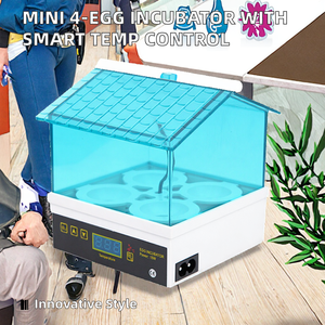 Grazioso Mini 4 uovo incubatore intelligente a temperatura costante macchina da cova per uso domestico - Product Image 2