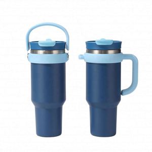 Offre Spéciale – Gobelet Isotherme Portable en Acier Inoxydable de 40 oz avec Poignée – Grande Capacité pour Voyage et Camping - Product Image 2