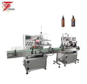 Automatic Mouth Washing Detergent Dishwashing Alcohol Spray Bottle Liquid Water Filling And Capping Machine