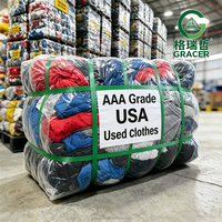 Vêtements d'été d'occasion pour enfants de haute qualité, directement de l'usine, assortiment de t-shirts, shorts et jupes, vente en gros pour la revente, modèle Gracer A30