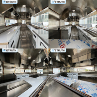 Wetruth Remorque de cuisine mobile standard européenne entièrement équipée, chariot commercial personnalisé pour café, pizza et restauration rapide
