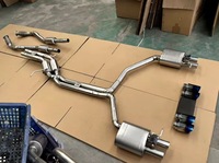 Prix d'usine DZ, échappement arrière en acier inoxydable poli miroir pour Audi A6 2.0T avec garantie de 3 ans