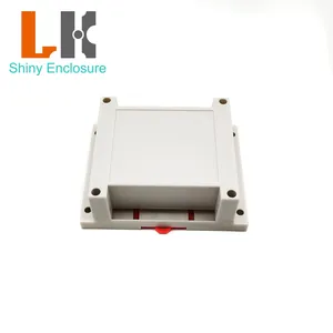 115*90*40mm Plastic Electronics Box Project Case DIN Rail PLC Junction Box Industrial Control Box Panel PLC Enclosure