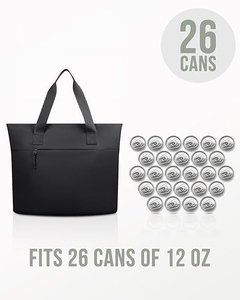 Cooler Bags Insulated for Women Insulated Tote with Laptop Compartment for Work Nurse Outdoor Waterproof Foldable Cooler Tote - Product Image 4