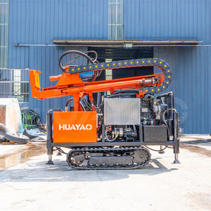 소형 휴대용 트랙 공압 280m 우물 물 드릴 장비 구멍 공기 물 우물 드릴링 머신 판매 - Product Image 6