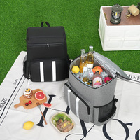 Sac à dos isotherme personnalisé avec logo imprimé, grande capacité, pour vin, bière, pique-nique, sac isotherme, vente en gros