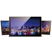 Werbung Aufzug Werbung Display 21,5 ''Großer digitaler Foto rahmen