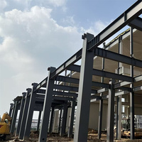 Edificio Comercial de Estructura de Acero Prefabricado, Edificios de Oficinas de Varios Pisos, Hoteles, Incluye Planos, Pernos de Anclaje y Accesorios