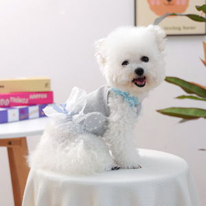PETCIRCLE Ropa de Primavera/Verano para Perros y Gatos, Camisetas sin Mangas de Tela Seersucker - Product Image 2