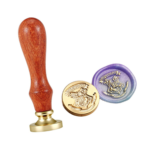 Molde de Sello de Cera Personalizado con el Escudo de Hogwarts de <span class=keywords><strong>Harry</strong></span> Potter en 3D, Hufflepuff, <span class=keywords><strong>Malfoy</strong></span>, Ravenclaw, Slytherin - Product Image 1