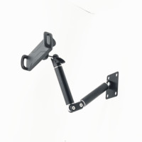 Hırsızlığa Karşı Döner Tablet Sergi Standı, Plastik ve Metal Duvara Monte Edilebilir Kilitlenebilir Katlanabilir Tablet PC Standı