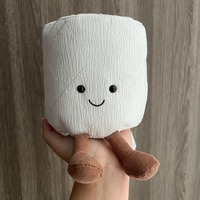 Collection JC – Peluche Rouleau de Papier Toilette 15 cm – Style Gelée Créatif – Jouet Doux Apaisant Anti-Stress – Cadeau d'Anniversaire – Décoration de Magasin