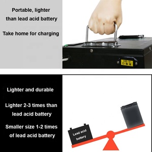Có thể sạc lại điện lưu trữ LFP pin Lithium ion 5KW sạc điện dây chuyền lắp ráp 60V 22ah forkliftery pin lithium - Product Image 4