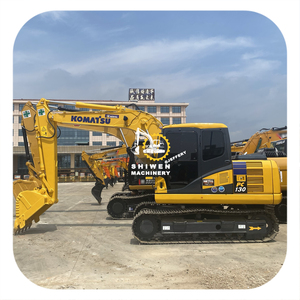 Excavatrice sur chenilles hydraulique d'occasion KOMATSU PC130, modèle 2019, moteur et pompe certifiés CE, équipement de terrassement - Product Image 1