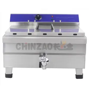 Bán Nồi Chiên Sâu Dùng Điện Một Bình 30L Tự Động Nồi Chiên Sâu Nhà Bếp Thương Mại