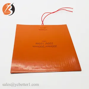 750W 10"X15" industrial 120v heating pad silicone rubber flexible mat