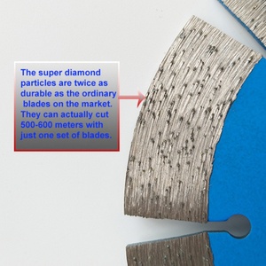 Lame de scie circulaire à coupe humide en diamant de meulage industriel de 156mm de 6.14 pouces pour la pierre pour les utilisateurs professionnels - Product Image 3