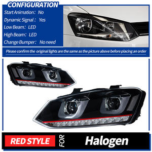 नए 12 वी 55 डब्ल्यू एलईडी लाइट हेडलाइट असेंबली के लिए 11-18 वोल्ट एलईडी लाइट हेडलाइट असेंबली 6000 - Product Image 5