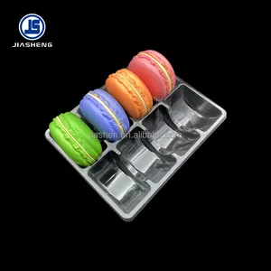 Tùy biến rõ ràng vỉ Macaron Khay 8 lỗ Macaron bao bì nhựa cho bánh tráng miệng