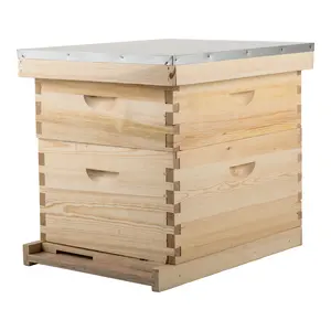 Accept customized Langstroth Wooden Beehive beekeeping Equipment for bee hive langstroth