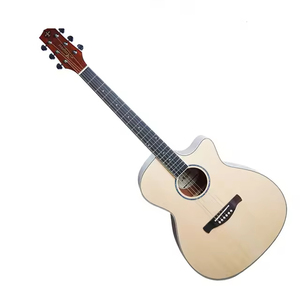 <span class=keywords><strong>Guitarra</strong></span> Acústica Magna M-80C, Venta al por Mayor de Fábrica, Tapa de Abeto Laminado, Fondo y Laterales de Caoba, Diapasón de Madera Tecnológica, Mástil de Caoba, 41 Pulgadas - Product Image 3