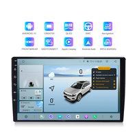 Radio Multimedia para Automóvil KZS T9 de 9/10 Pulgadas con Pantalla Táctil HD, Estéreo Android para Auto, Reproductor de DVD para Auto con Pantalla Táctil