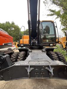 รถขุดฮุนได 210W-9T มือสองใช้งานน้อย รถขุดล้อยางฮุนได 210 พร้อมปั๊มไฮดรอลิกสำหรับขาย - Product Image 5