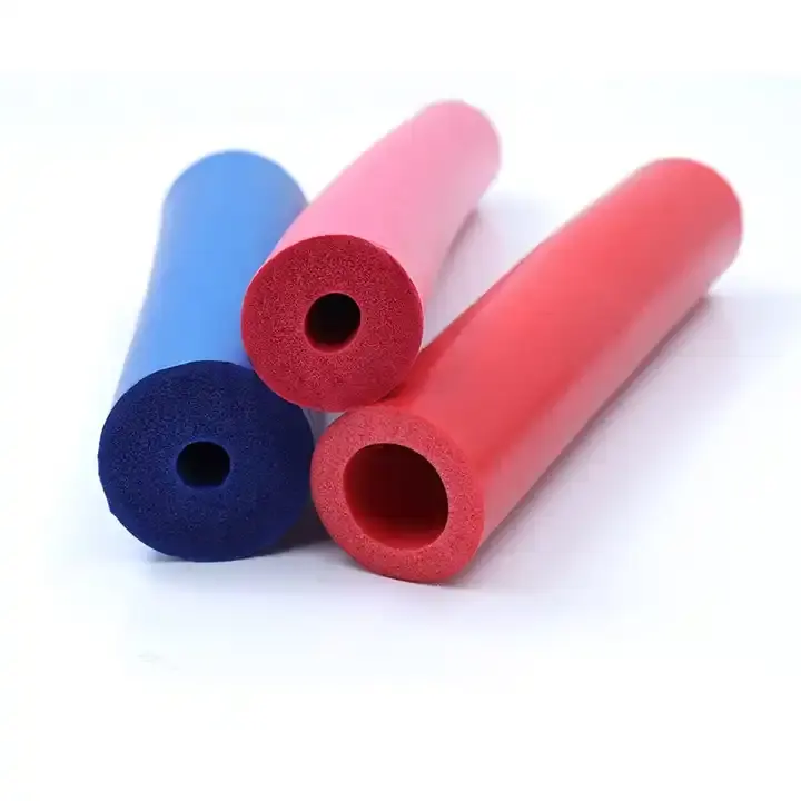 High quality wholesale price customized size1/2 hollow neoprene 65mm foam tube red