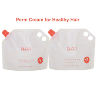 Traitement lissant et réparateur 2-en-1, crème permanente professionnelle pour boucles et lissage |   Convient aux cheveux sains et aux cheveux abîmés