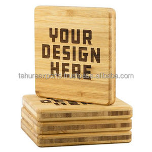 Coaster <b>Mats</b> and Pads for Home Use Antique Unique Design Bulk Latest Selling Modern Luxury Wooden Customized Wooden - Product Image 2