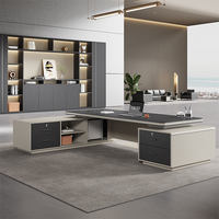 Mobilier de bureau moderne Offre Spéciale Table de PDG Bureau avec tiroir Bureau d'affaires Table de patron