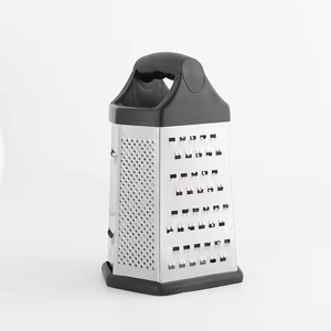 <span class=keywords><strong>Râpe</strong></span> à fromage <span class=keywords><strong>parmesan</strong></span> et légumes <span class=keywords><strong>professionnelle</strong></span> de 8 pouces en acier inoxydable avec poignée - Product Image 3