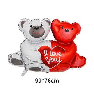 Cartoon Shaped Foil Love Bear Aluminum Film <b>Balloon</b> for Valentine's Day Party <b>Decorations</b> - Product Image 4