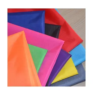 Silikon + PU dilapisi tahan air 210T poliester taffeta 3mm kisi tahan air mata tenda kain