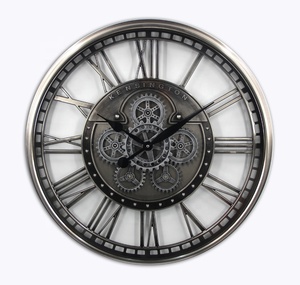 28 pollici 70cm 2022 nuova vendita calda metallo extra large round moving gears orologio <span class=keywords><strong>da</strong></span> <span class=keywords><strong>parete</strong></span> con copertura in vetro <span class=keywords><strong>per</strong></span> la decorazione domestica - Product Image 2