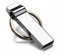 Vente en gros Mini métal clé USB 3.0 64 Go 32 Go porte-clés anneau clé USB 8 Go 16 Go Mini clé USB 3.0 clé USB avec logo personnalisé